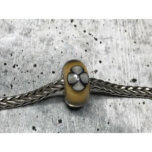 Trollbeads Glass Troll Bead ~ LUCKY CLOVER ~ Retired 2016